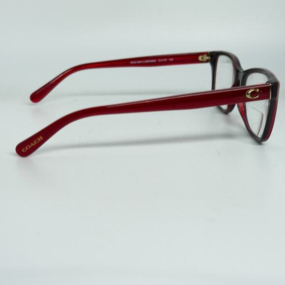COACH HC6129 5532 Rectangle Berry Laminate Demo Lens 52-16-140 H19207 - Picture 4 of 7